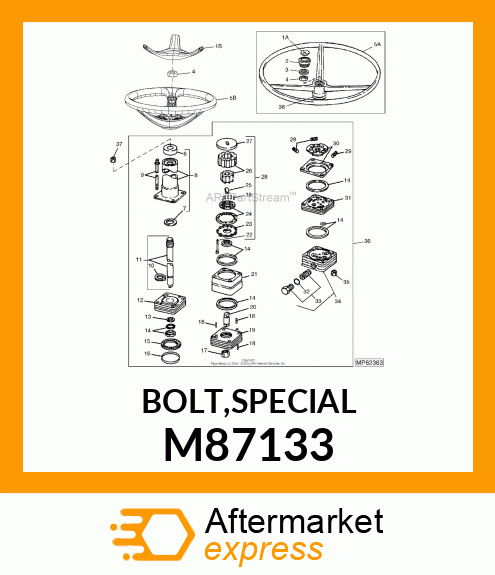 BOLT,SPECIAL M87133