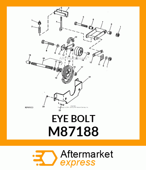 Eyebolt - EYEBOLT, PTO IDLER M87188