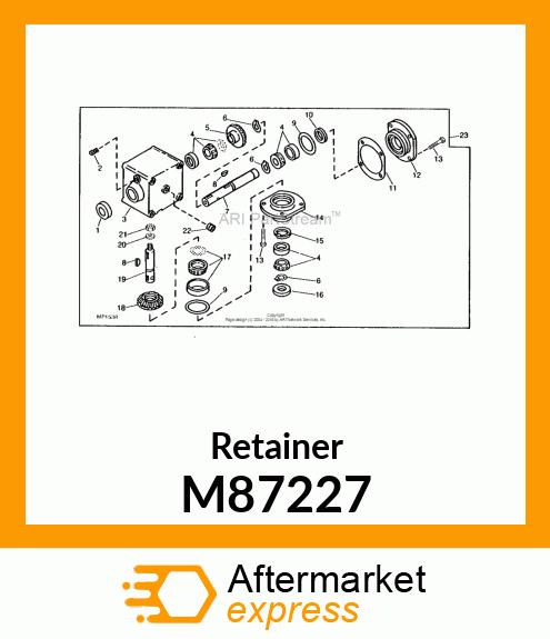 Retainer M87227