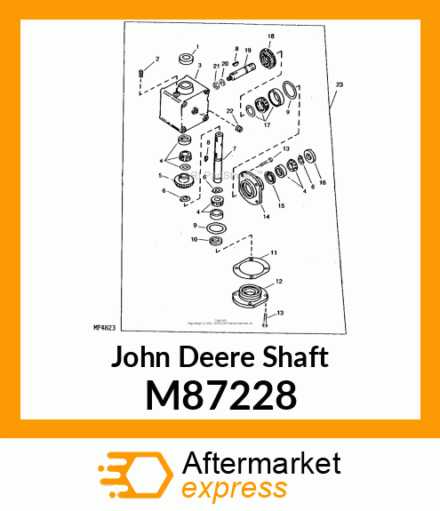 SHAFT,OUTPUT M87228