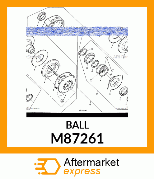 BALL, BALL M87261