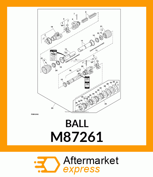 BALL, BALL M87261