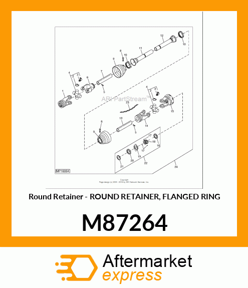 Round Retainer M87264