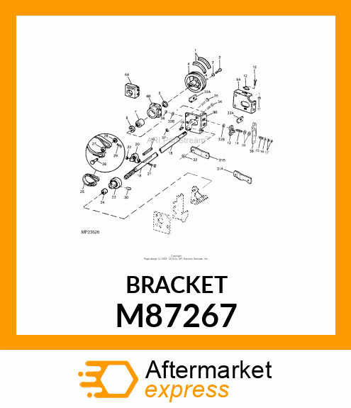 QUILL, BEARING M87267