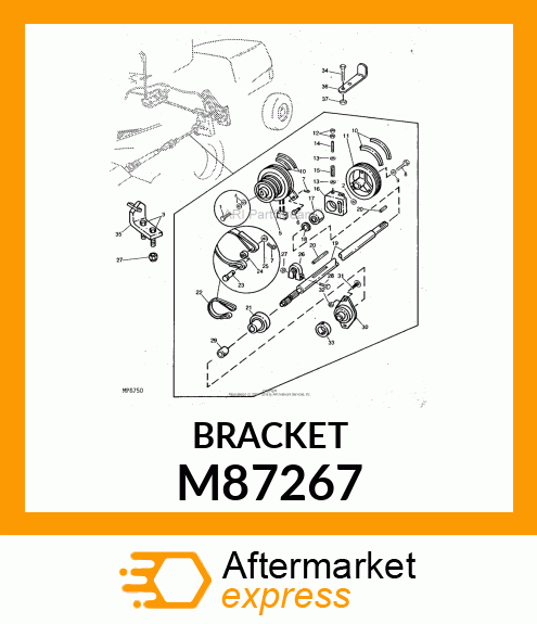 QUILL, BEARING M87267