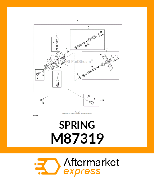 Spring - SPRING, DETENT M87319