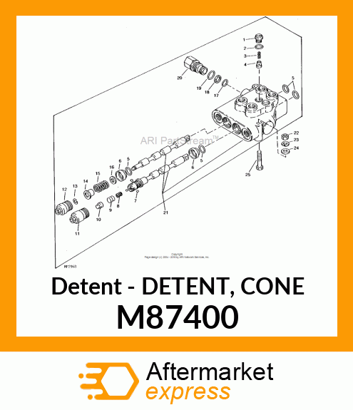 Detent - DETENT, CONE M87400