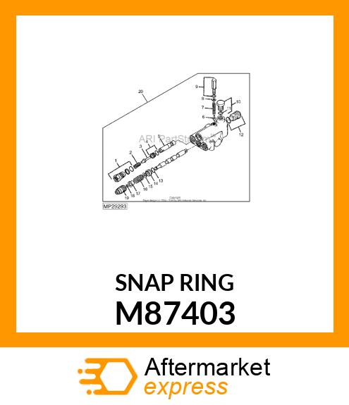 RING, RETAINING M87403