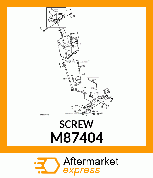 BOLT, BOLT, SHOULDER 10 M87404