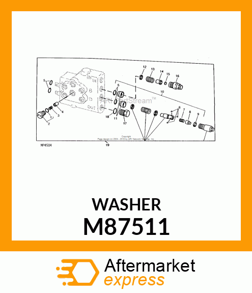 WASHER M87511