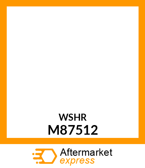 WASHER M87512