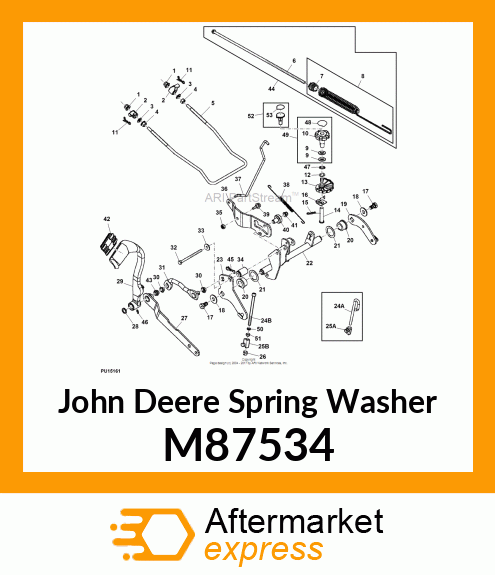 WASHER, LOCK M87534