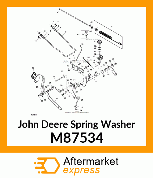 WASHER, LOCK M87534