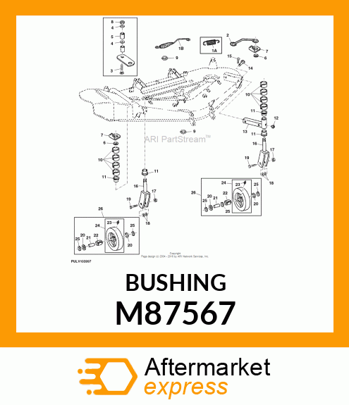 BUSHING, BUSHING, SPANNER M87567