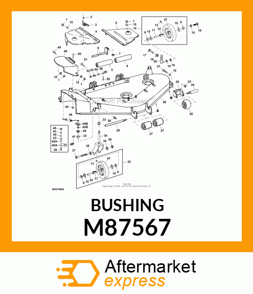 BUSHING, BUSHING, SPANNER M87567