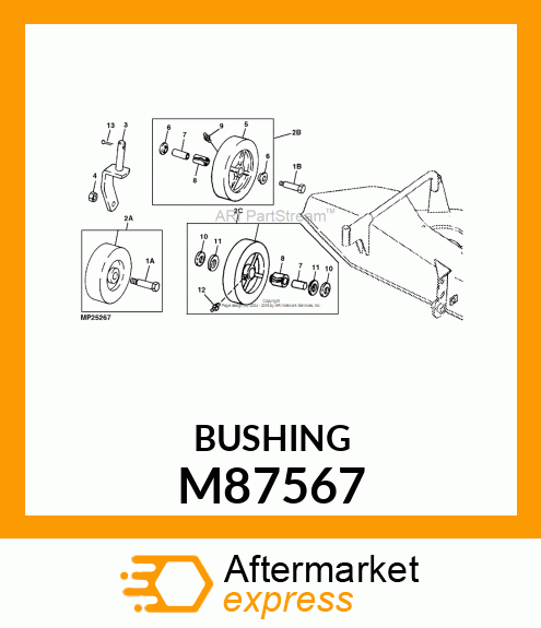 BUSHING, BUSHING, SPANNER M87567