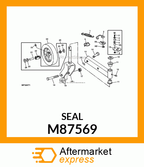 WASHER, RETAINING M87569