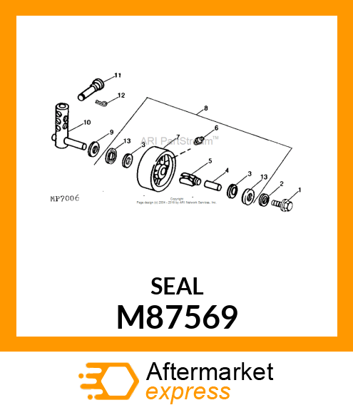 WASHER, RETAINING M87569