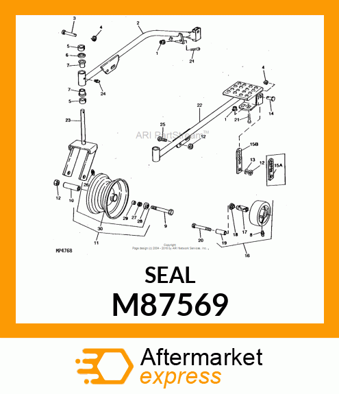 WASHER, RETAINING M87569