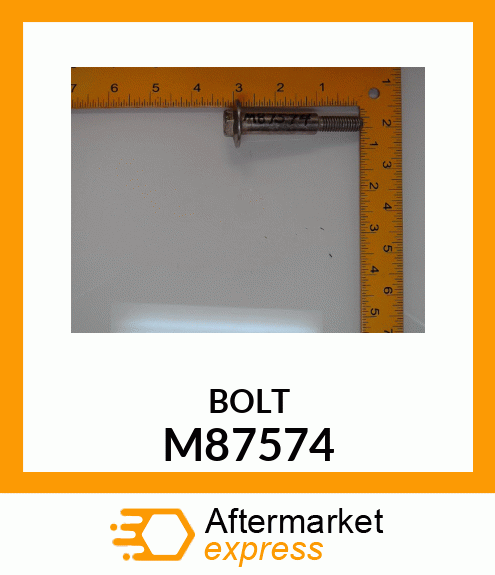 BOLT, SHOULDER ZN JDS117 M87574