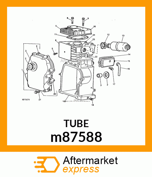 TUBE, BREATHER m87588