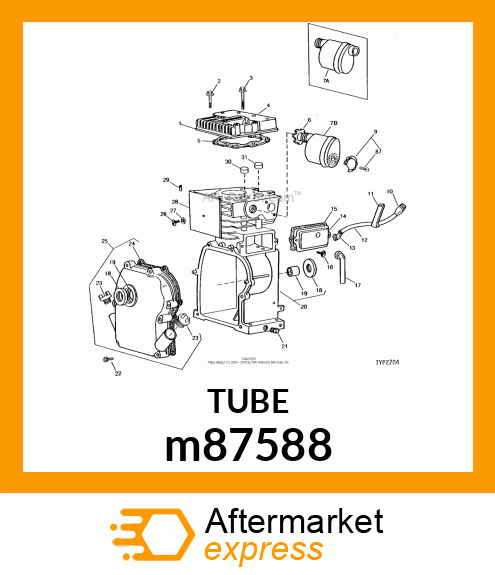 TUBE, BREATHER m87588