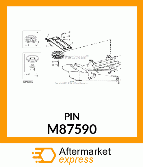 PIN, HEAVY M87590