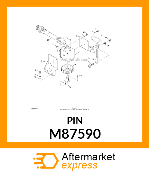 PIN, HEAVY M87590