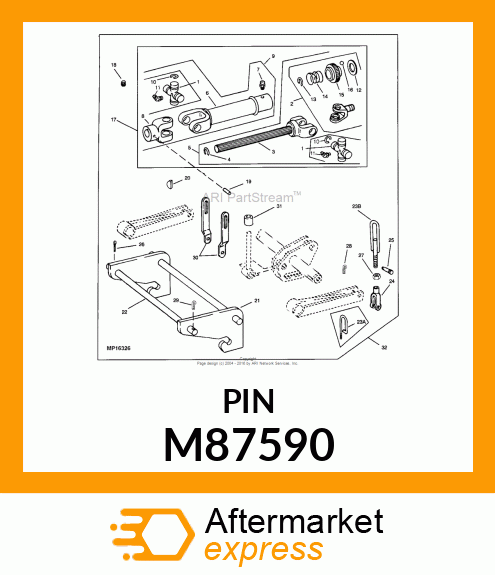 PIN, HEAVY M87590