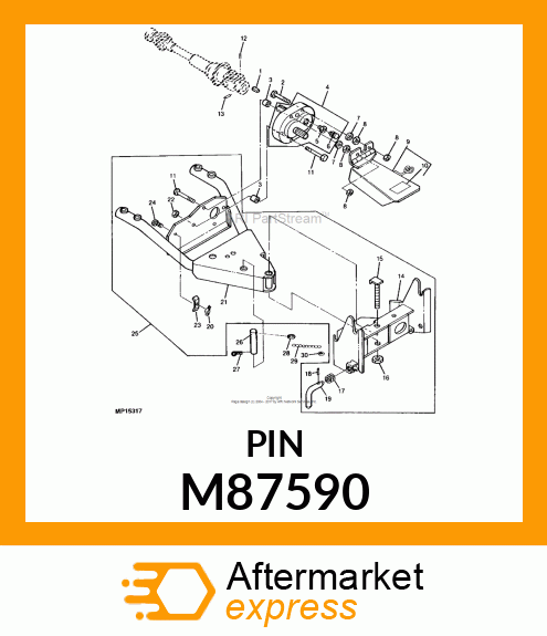 PIN, HEAVY M87590