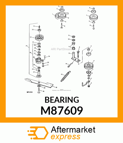 BEARING, UPPER SPINDLE M87609