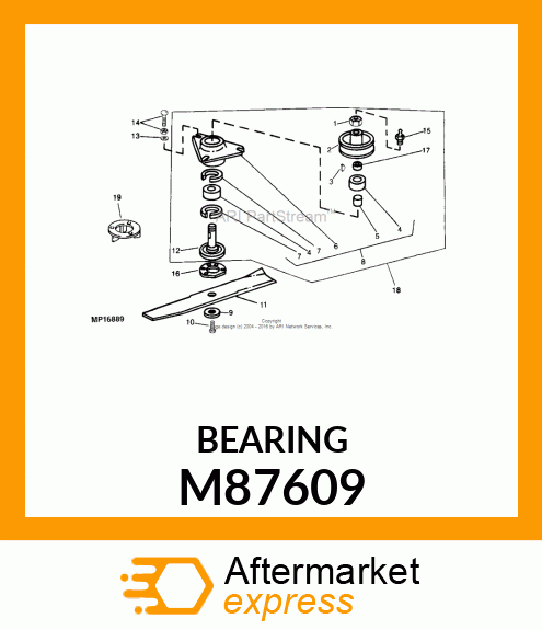 BEARING, UPPER SPINDLE M87609