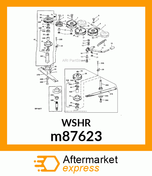 WASHER, RING, REINFORCING m87623