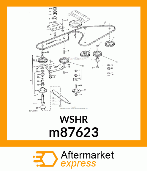 WASHER, RING, REINFORCING m87623