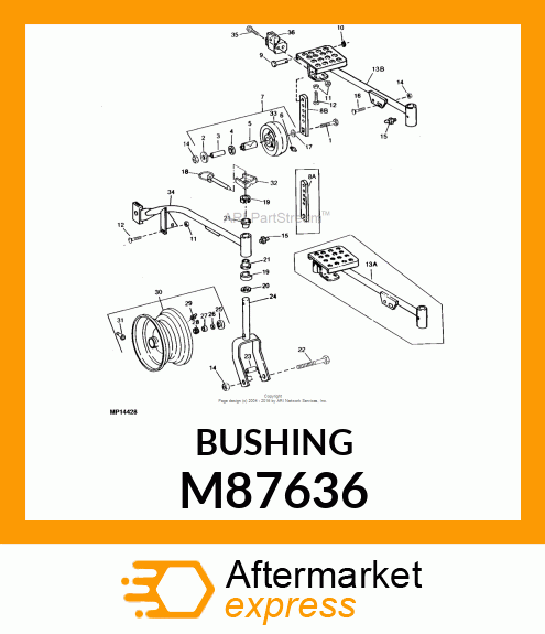 BUSHING, SPANNER M87636