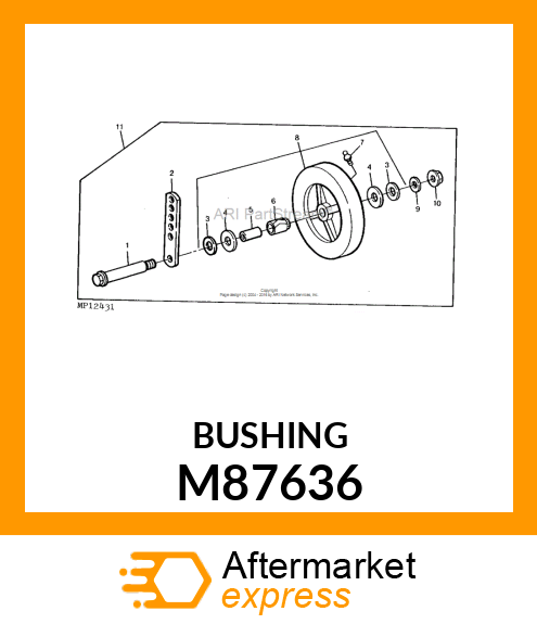 BUSHING, SPANNER M87636