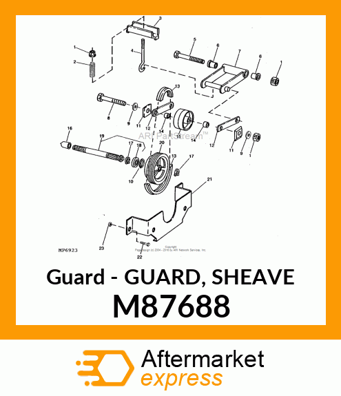 Guard - GUARD, SHEAVE M87688