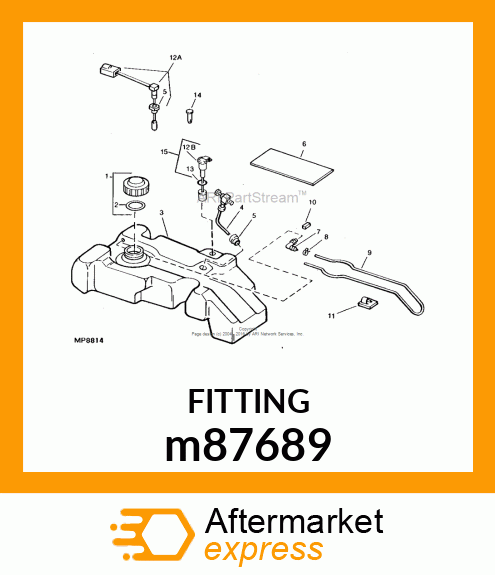 FITTING, HOSE ELBOW m87689