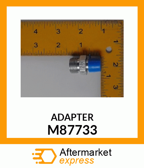 ADAPTER, FLAT FACE SEAL M87733