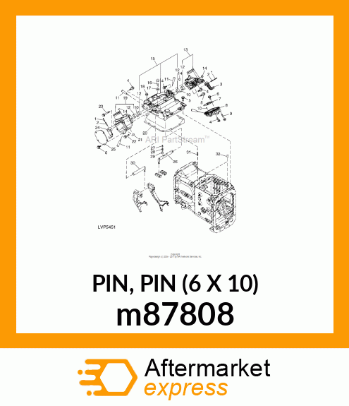 PIN, PIN (6 X 10) m87808