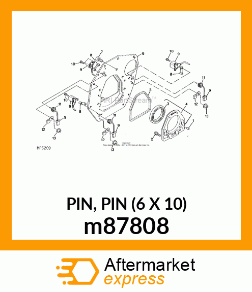 PIN, PIN (6 X 10) m87808