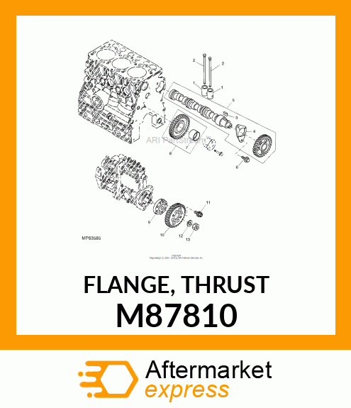 FLANGE, THRUST M87810