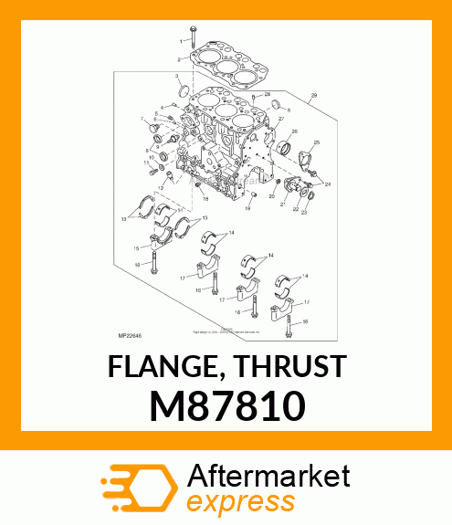 FLANGE, THRUST M87810