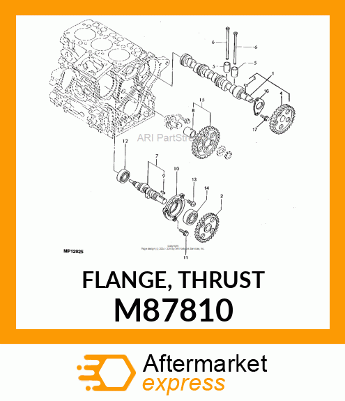 FLANGE, THRUST M87810