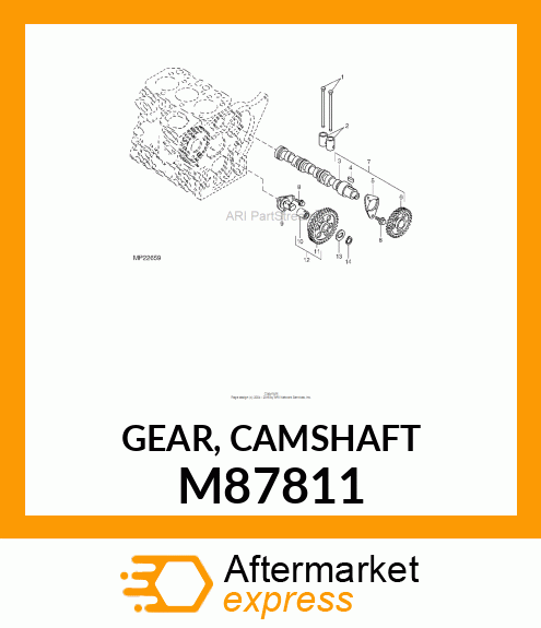 GEAR, CAMSHAFT M87811