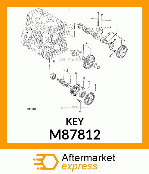 KEY, 4 X 12 M87812