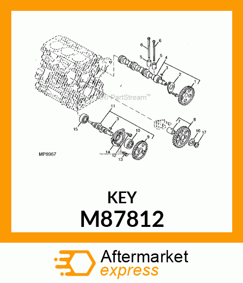 KEY, 4 X 12 M87812