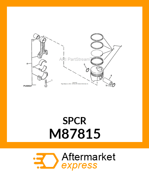 PIN, PISTON M87815