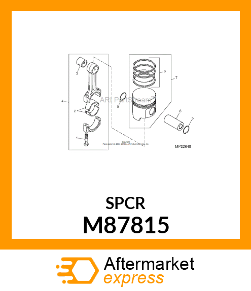 PIN, PISTON M87815