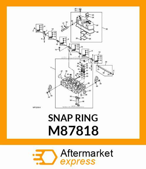 SNAP RING, RING, RETAINING M87818